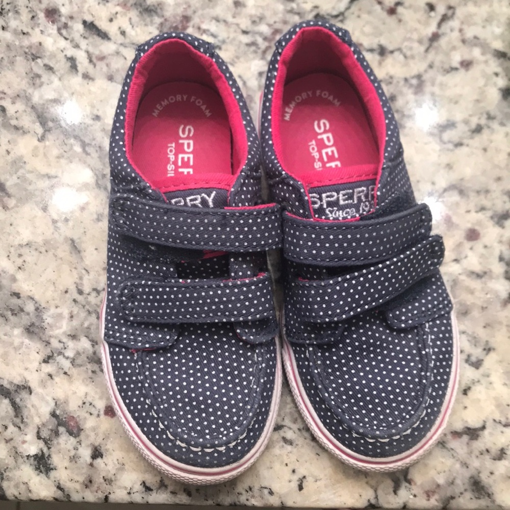 Sherry Little Kids Polka-Dot Shoes Size 8